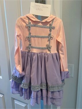 NWT Only little once girls Pink and Lavender Nutcracker dress